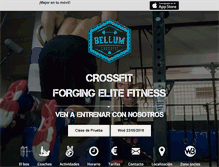 Tablet Screenshot of crossfitbellum.com